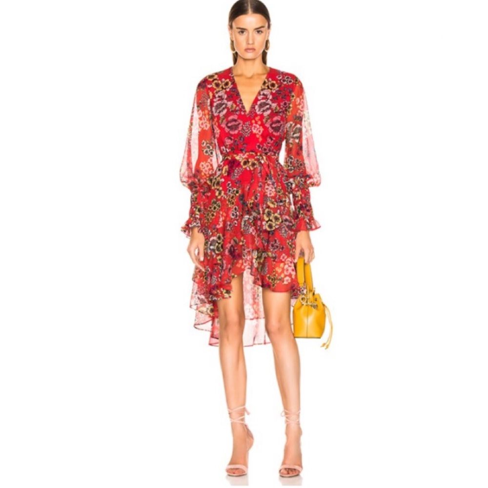 ALEXIS Sidony Dress Large red